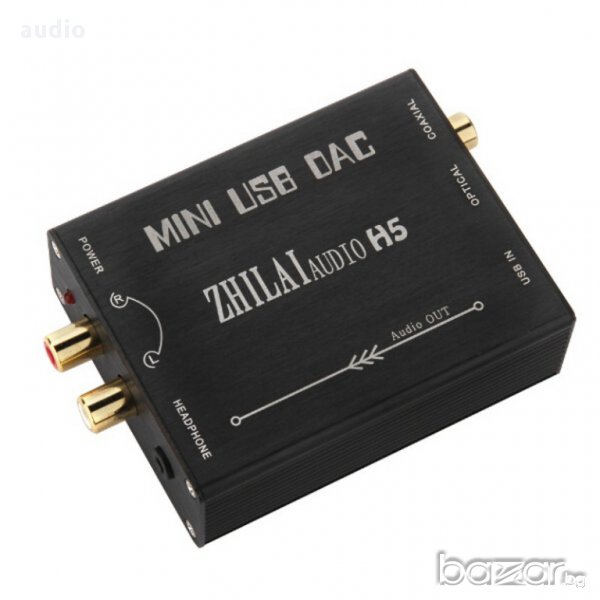 USB Audio DAC H5 PCM2704 звукова карта, снимка 1