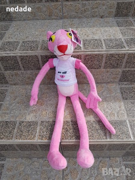 ВИСОЧИНА 57см Пинко розовата пантера плюшена играчка чисто нов pink panther, снимка 1