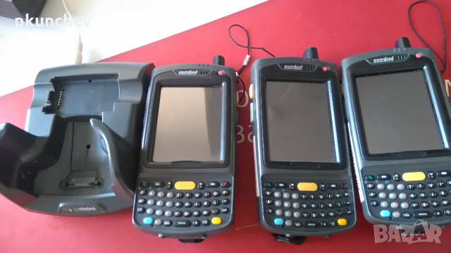 3 броя MOTOROLA SYMBOL MC70 мобилен компютър с лазерен баркод скенер