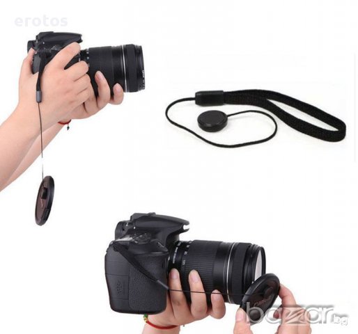 Държач за капачка на обектив и Кутийки за карти памет, снимка 1