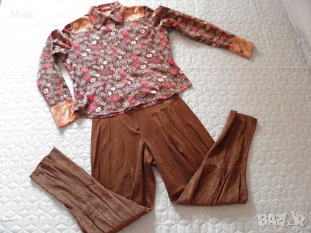 Дамски сет панталон и риза 