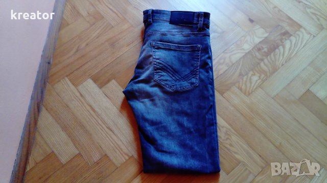  tom tailor jeans оригинал размер 32 цвят сив мъжки дънки модел josh regular slim, снимка 9 - Дънки - 22446380