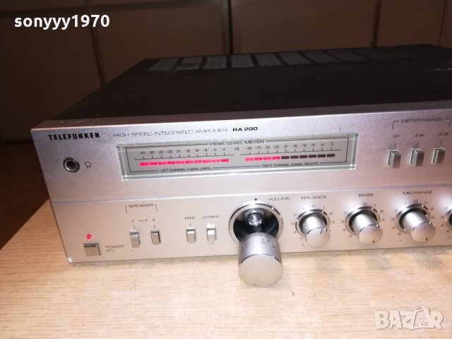 telefunken ra200-amplifier-внос швеицария, снимка 10 - Ресийвъри, усилватели, смесителни пултове - 21652857