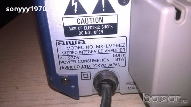aiwa-cd/tuner/deck/amplifier-made in japan-внос швеицария, снимка 18 - Ресийвъри, усилватели, смесителни пултове - 19258209