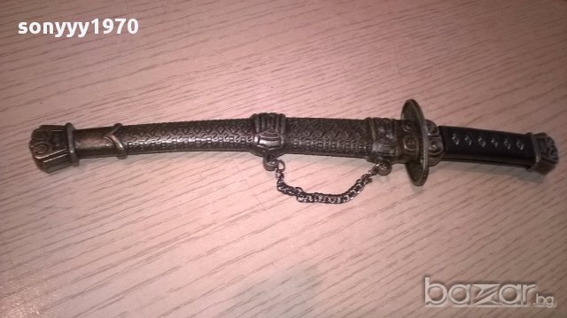 Метален меч с метална кания 24/5см-внос швеицария, снимка 5 - Антикварни и старинни предмети - 16093555