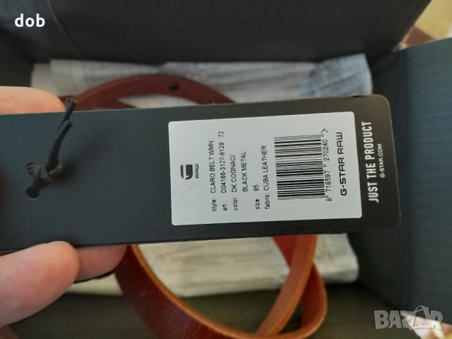 Нов дамски колан G-Star Claro Belt, оригинал, снимка 4 - Колани - 25167847
