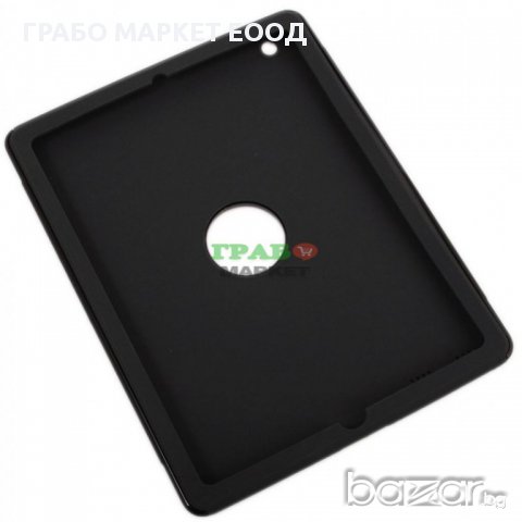 Калъф за таблет IPad 2/3 - гумиран с PVC гръб и поставка, снимка 1