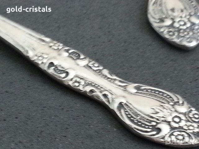 изключително редки  руски прибори за хранене лъжички лъжици вилици ножове , снимка 6 - Антикварни и старинни предмети - 25247236