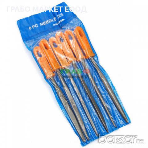 Комплект 6бр. пили с различна форма за металс PVC дръжки. Дължина - 16см., снимка 1