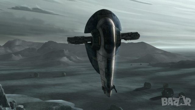 ✨ 🚀Star Wars Slave 1 космически кораб на Bobba Fet - обемен 3D ключодържател, снимка 2 - Други ценни предмети - 24231794