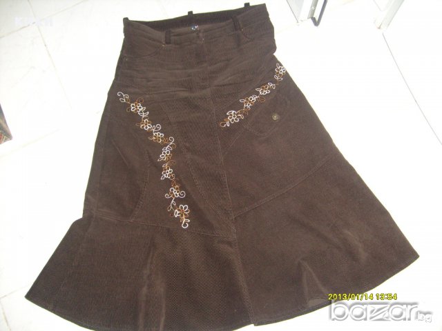 Дамска джинсова пола + подарък нов колан , снимка 3 - Поли - 11091790