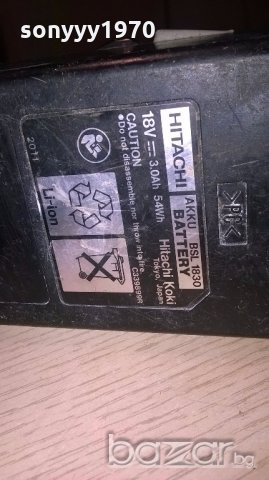 Hitachi ds14dbl+hitachi bsl1830-18v/3.0ah li-ion-made in japan, снимка 14 - Други инструменти - 18201627