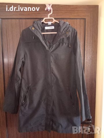 черно дълго тънко яке 