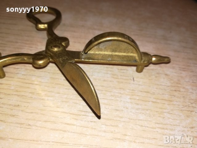 ретро колекция-мед/месинг-внос швеицария 14х6см, снимка 8 - Колекции - 21513884