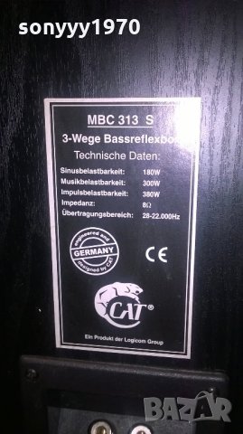 cat mbc313s 3way/8ohm/2x300w-внос швеицария-86х24х20см, снимка 17 - Тонколони - 21817494