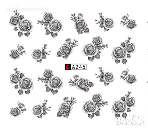 Водни стикери за маникюр, снимка 7 - Декоративна козметика - 25749870