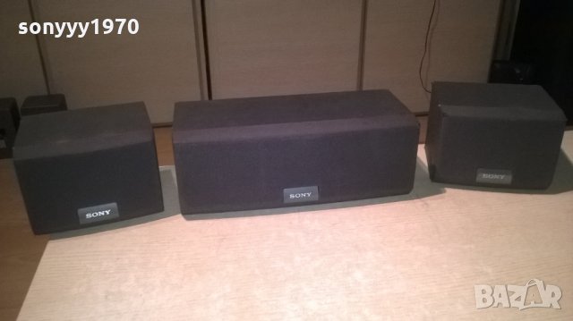 sony 3x100w center+2бр тонколони-внос швеицария, снимка 2 - Тонколони - 25834947