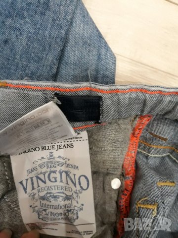 Детски сини Италиански дънки марка Vingino, снимка 3 - Детски панталони и дънки - 23726695