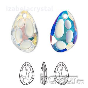 Комплект Сваровски "Radiolarian" Crystals from SWAROVSKI ®, снимка 2 - Бижутерийни комплекти - 18307409