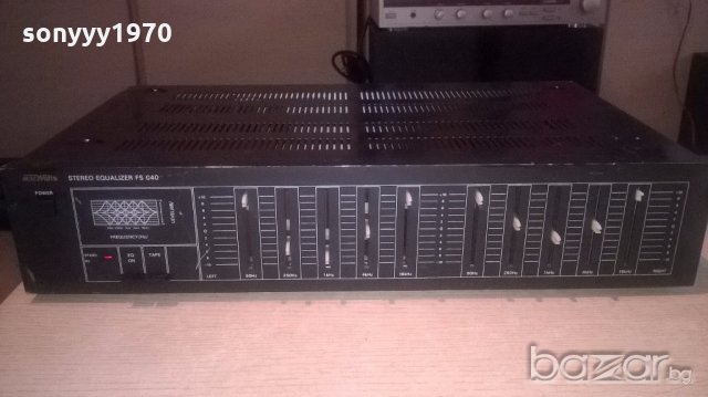 macwatts fs-c40 stereo equalizer-внос швеицария, снимка 2 - Ресийвъри, усилватели, смесителни пултове - 19857749