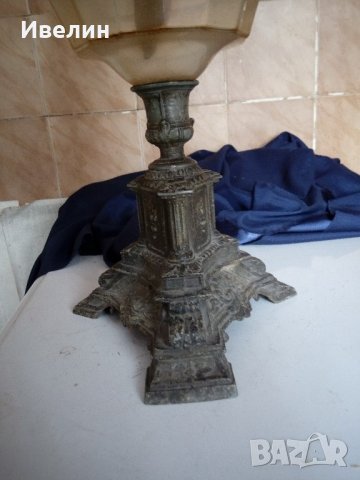 стара газова /газена/ лампа, снимка 3 - Антикварни и старинни предмети - 21782956