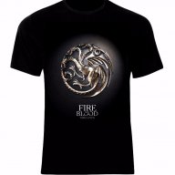 Игра на Тронове Game Of Thrones Fire and Blood Targaryen Тениска Мъжка/Дамска S до 2XL, снимка 1 - Тениски - 14035722