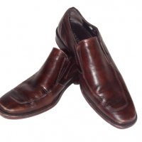 Van Lier ® since 1815 мчъжки кожени обувки естествена кожа кафеви, снимка 1 - Ежедневни обувки - 23797808