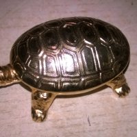 златна костенурка-7х5х3см-внос швеицария, снимка 1 - Колекции - 26049303