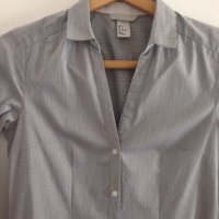 hm страхотна сива риза, снимка 5 - Ризи - 21151478