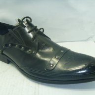 Мъж.обувки НЕДИ СТИЛ ест.кожа черни връзки кабзи 9253, снимка 2 - Ежедневни обувки - 14000446