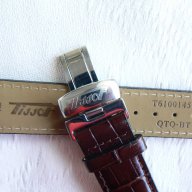 Кожени черни каишки Tissot 20мм., снимка 16 - Каишки за часовници - 17558246