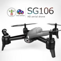 SG106 WiFi FPV дрон с две камери 1080P, снимка 1 - Влакчета, самолети, хеликоптери - 24390046