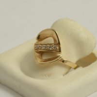 златен пръстен 43538-4, снимка 2 - Пръстени - 23648578