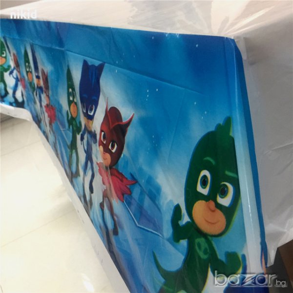 PJMASKS PJ Masks PJ Mask найлонова покривка за парти рожден ден, снимка 1