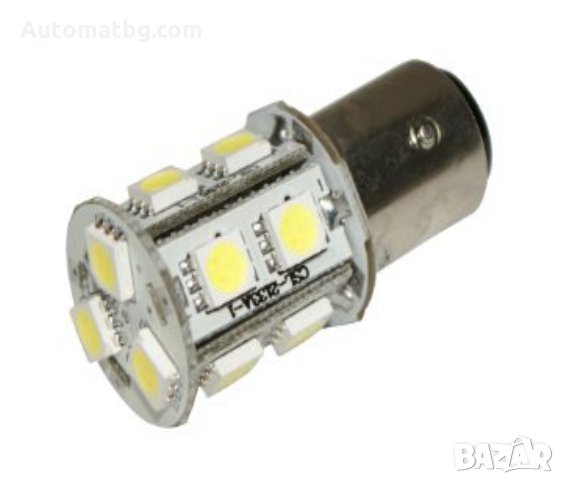 LED Диодна Крушка P21/5W, 12V 13LED, снимка 1