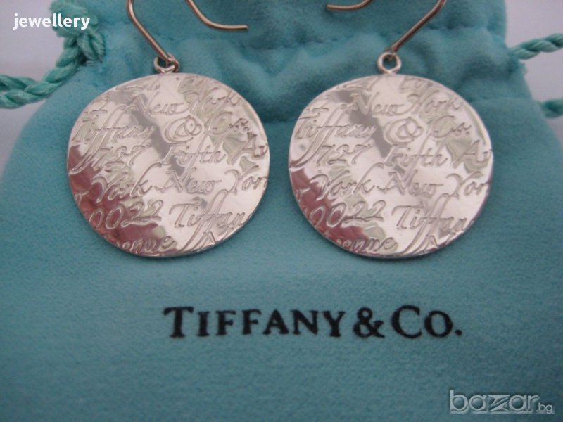 Нови обеци със сребърно покритие и печати 925 - мод.74, снимка 1