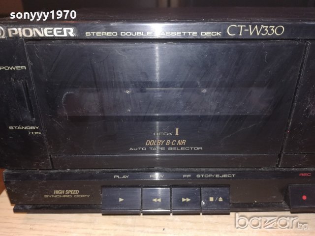 pioneer ct-w330 stereo deck-внос швеицария, снимка 12 - Декове - 21151258