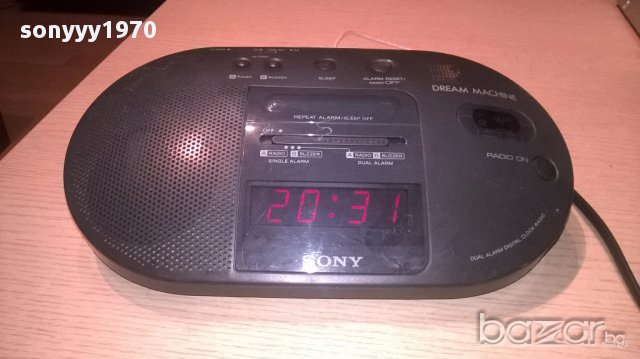 Sony-радио часовник-внос швеицария, снимка 2 - Ресийвъри, усилватели, смесителни пултове - 16021973
