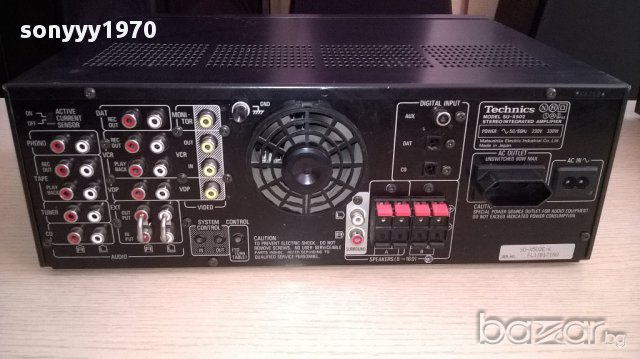 technics su-x502-made in japan-330watts-внос швеицария, снимка 4 - Ресийвъри, усилватели, смесителни пултове - 12553700