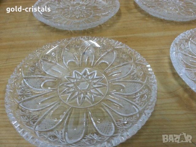 кристални  чинии, снимка 5 - Антикварни и старинни предмети - 25526086