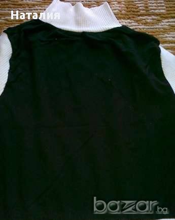 Блуза черно и бяло, снимка 3 - Блузи с дълъг ръкав и пуловери - 14320877