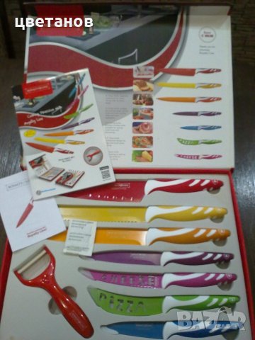  КОМПЛЕКТ КЕРАМИЧНИ НОЖОВЕ ROYALTY & LINE, снимка 2 - Други - 24265082