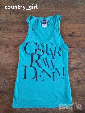 g-star dora r t wmn tank top - страхотен дамски потник, снимка 5 - Потници - 22387453
