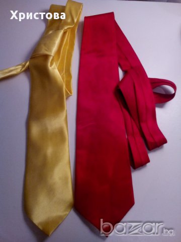 Сатенени вратовръзки-2 бр., снимка 2 - Други - 13883346