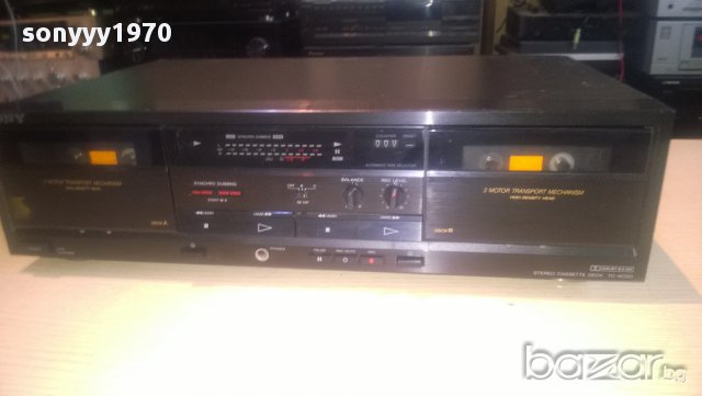 sony tc-w320-deck-2 motor-japan-внос швеицария, снимка 10 - Ресийвъри, усилватели, смесителни пултове - 10370016