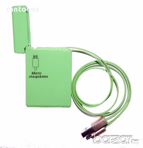 Самонавиващ се кабел в кутийка за Iphone  5/6/6+, iPad4/Air и др., снимка 3 - Калъфи, кейсове - 14576679