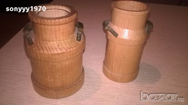 Ретро колекция-гюм 2бр-дърво/месинг-10/7/6см-внос швеицария, снимка 8 - Антикварни и старинни предмети - 17364113