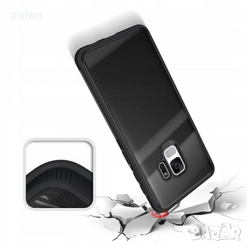 ТОП! Стъклен калъф за Huawei Y7 Prime 2018 / Бял / Черен /, снимка 7 - Калъфи, кейсове - 24159704