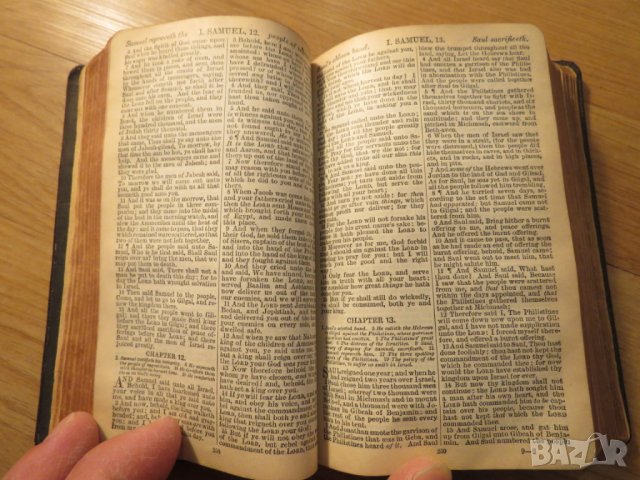 Стара английска библия Holy Bible изд. 1928г. -1016 стр.- стария  и новия  завет притежавайте тази с, снимка 9 - Антикварни и старинни предмети - 24738546