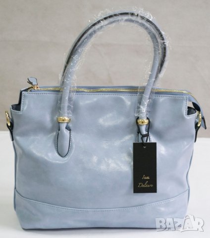 Дамска чанта в синьо марка Ines Delaure , снимка 1 - Чанти - 22360750